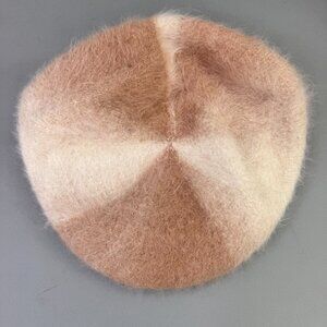 Fair Weather Angora & Nylon Knit Beret